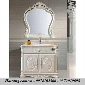 Bộ tủ chậu lavabo nhựa PVC Sáng Tạo 828