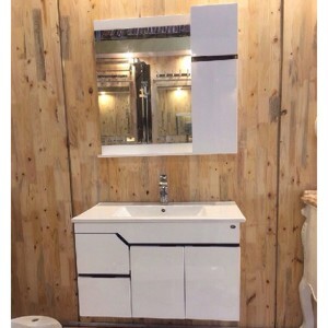 Bộ tủ chậu lavabo nhựa PVC Sáng Tạo 878
