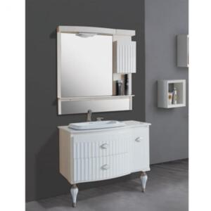 Bộ tủ chậu lavabo nhựa PVC Sáng Tạo 867