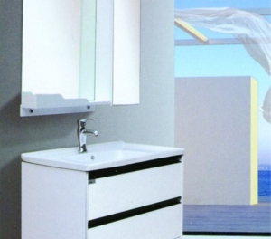 Bộ tủ chậu nhựa PVC Bross BRS-2048