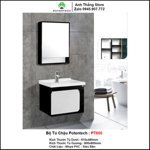 Bộ tủ chậu Potentech PT 600