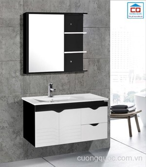Bộ tủ chậu PVC cao cấp Bross BRS-2014