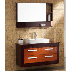 Bộ tủ chậu vòi gương Senli F1300 (tủ gỗ)