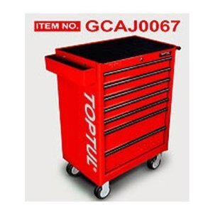 Bộ tủ dụng cụ 7 ngăn màu đỏ 211 chi tiết Toptul GCAJ0067