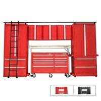Bộ tủ đựng đồ nghề cơ khí CSPS 366cm – 10 chi tiết