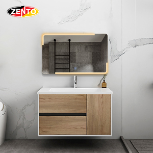 Bộ tủ lavabo gương đèn Led Zento ZT-LV976E