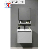 BỘ TỦ LAVABO + TỦ GƯƠNG KÍCH THƯỚC 50*36CM mã T-2040