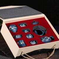 Bộ tử sa thạch biều liên hoa lam sa