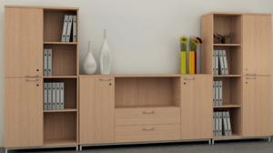 Bộ tủ tài liệu Hòa Phát HR1800-2B + HR950-3B
