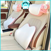 Bộ tựa Cao Su Non gấu thỏ mẫu mới màu trắng siêu mềm mại chống mỏi lưng, cổ by pkotochat