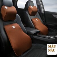 Bộ tựa gối và tựa lưng cao su non cao cấp