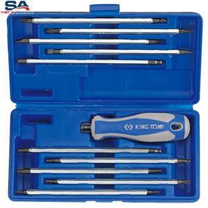 Bộ tua vít 11 chi tiết hoa thị Kingtony 32518MR02