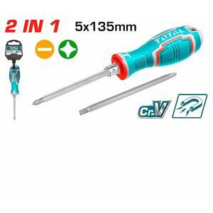 Bộ tua vít 2 trong 1 135mm Total THT250226