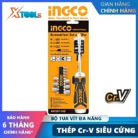 Bộ tua vít đa năng 15 chi tiết INGCO AKISD1508 tuốc nơ vít đóng mở 2 chiều tự động có nam châm sửa điện thoại máy tính [