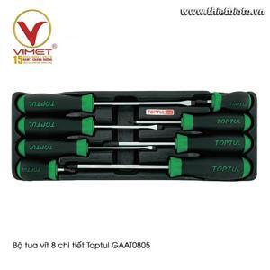Bộ tua vít dẹt, bake 8 món Toptul GAAT0805