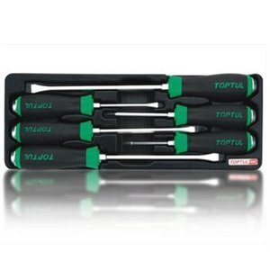 Bộ tua vít đóng dẹt, bake Toptul GAAT0601, 6 món