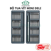 Bộ tua vít mini bỏ túi đa năng Deli - Hộp đựng có nam châm chắc chắn - SGTOOLS