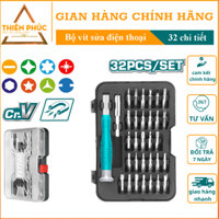 Bộ tua vít sửa điện thoại 32 chi tiết TOTAL, bộ tua vít phù hợp cho iPhone và ipad THT250PS0321