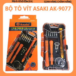 Bộ tua vít sửa điện thoại Iphone Asaki AK-9077