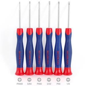 Bộ tua vít sửa điện tử 6 chi tiết Workpro W000802