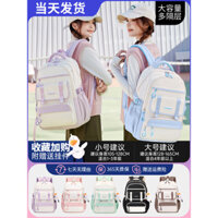 Bộ túi đi học có bánh xe cho nữ sinh trung học cơ sở, nữ sinh tiểu học, lớp ba đến lớp sáu, nhẹ, sức chứa lớn, ba lô giảm tải