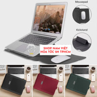 Bộ Túi Đựng Macbook Túi Đựng Laptop Notebook Thông Minh Da PU Chống Nước