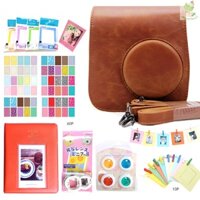 Bộ Túi Đựng Máy Ảnh Instax Mini 8 / 8 + / 8s + Album + Miếng Dán + Phụ Kiện Khác A3.16