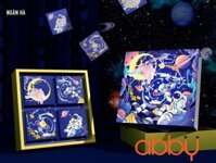 Bộ túi & hộp giấy 4 bánh trung thu 125-250g Ngân Hà