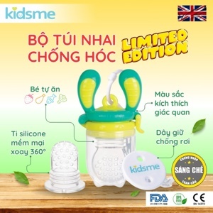 Bộ túi nhai chống hóc Limited Edition Kidsme 160456