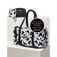 Bộ túi trống Pink và 2 túi mini trắng đen thời trang (72) - Hàng nhập Pink, Victoria's Secret