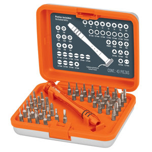 Bộ tuốc nơ vít 43 chi tiết Truper 14163