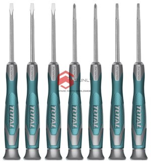 Bộ tuốc nơ vít (tô vít) 7 chi tiết Total THT250726