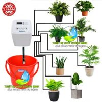 Bộ tưới cây ban công không nguồn nước hẹn giờ máy bơm hút nước tự động Flora FL-10 (Đầu tưới điều chỉnh được)