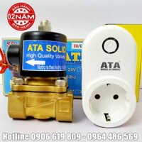 Bộ tưới cây điều khiển từ xa điện thoại có hẹn giờ ATA TĐW-02 (App tiếng việt(miễn phí), không giới hạn khoảng cách(có hẹn giờ))(Điện áp 220v)(Bảo hành 24 tháng)(đồ bền cao, bền bỉ)