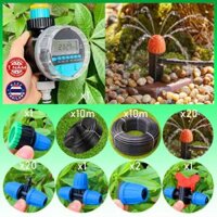 Bộ tưới cây hẹn giờ tự động dùng pin 20 đầu tưới nhỏ giọt phun nước 8 tia Thái Lan Malee B8 (Thái Lan – Bảo hành 1 năm)