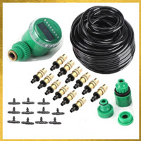 Bộ tưới cây tự động 12 đầu phun sương bằng đồng kèm van nước hẹn giờ