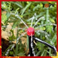 Bộ tưới cây tự động, bộ tưới nhỏ giọt 8 tia, bộ 6 đầu phun, bộ 20 đầu phun  - TopV