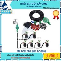 Bộ tưới cây tự động gồm 30 đầu tưới nhỏ giọt và phụ kiện đầy đủ