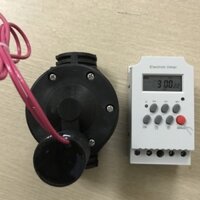 Bộ tưới cây tự động hẹn giờ KT316T-II +van phi 21-27, timer hẹn giờ, van nước tự động, van điện từ