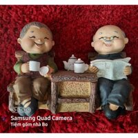 Bộ tượng ông bà hạnh phúc tới già