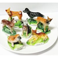Bộ tượng sứ chó nhiều loại 360/8 cái. của Minh Long 1