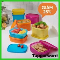 BỘ TUPPERWARE  HỘP CAO CẤP CHÍNH HÃNG COLORFULRECTANGULAR 8