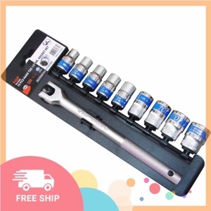 Bộ tuýp 10 chi tiết cần lắc léo TOP TBS12252 - 1/2"