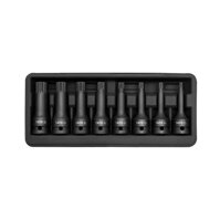 Bộ tuýp 1/2 inch 8 chiếc , Mũi hoa khế RM5, RM6, RM7, RM8, RM10, RM11, RM 12, RM13 YT 1068