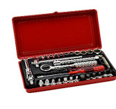 Bộ tuýp 1/4” 34 chi tiết Asahi SD2340