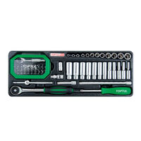 BỘ TUÝP 1/4 INCH 66 CHI TIẾT TOPTUL GCAT6601