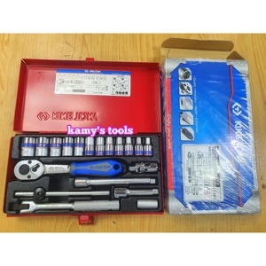 Bộ tuýp 19 chi tiết hệ mét Kingtony 2021MR - 1/4"