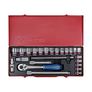 Bộ tuýp 24 chi tiết hệ inch Kingtony 4028SR - 1/2"