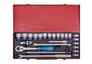 Bộ tuýp 24 chi tiết hệ mét Kingtony 4526MR03 - 1/2"