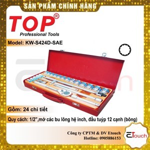 Bộ tuýp 24 chi tiết Top KW-S424D-SAE